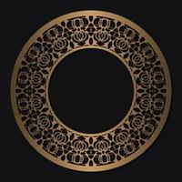 luxury ornament pattern circle design vector