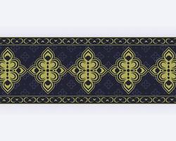 ornamental pattern border Design Template vector