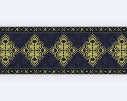 ornamental pattern border Design Template vector