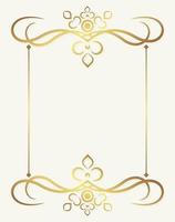 Elegant decorative frame design background vector