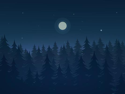 Dark Forest Vector Art, Icons, and Graphics for Free Download