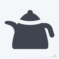 Icon Coffee Bottle - Glyph Style vector