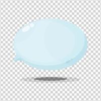 Bubble icon on blank background vector
