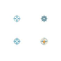 compass icon vector illustration template