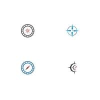 compass icon vector illustration template