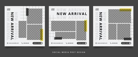 Minimalist Black and White Man Fashion Flyer or Social Media Banner vector
