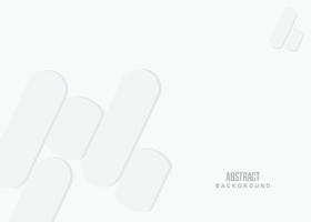 Embossed white and gray background with smooth rectangular geometric shapes, for wallpapers and tech backgrounds vector