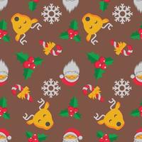 Pattern design template related to Holiday, Christmas celebration vector