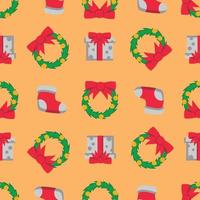 Pattern design template related to Holiday, Christmas celebration vector