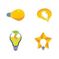 Lightbulb logo images vector