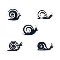 Snail logo images vector