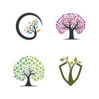 Tree logo images design vector