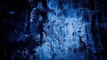 grunge background of blue wall color photo