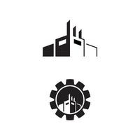 Ilustración de diseño de icono de vector de industria