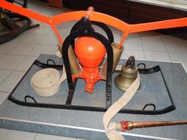 Fire equipment in parts of cars and equipment parts photo