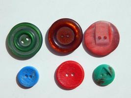 Buttons in different compositions and sizes photo