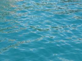 The texture of the Aegean Sea water photo