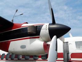 Aviation engine propellers photo