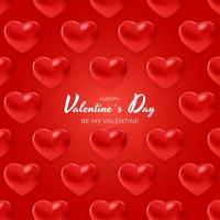 Valentine s Day Background Design. Template for advertising, web, social media and fashion ads. Poster, flyer, greeting card, header for website Vector Illustration EPS10