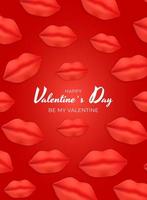 Valentine s Day Background Design. Template for advertising, web, social media and fashion ads. Poster, flyer, greeting card, header for website Vector Illustration EPS10