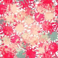 Vector Splash Abstract Seamless Pattern Background