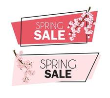 Abstract Spring Sale Background Template. Vector Illustration