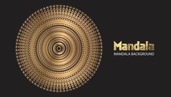 Mandala design mandala vector round luxury design golden brush text.