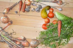 verduras cultivadas de forma independiente en el país foto