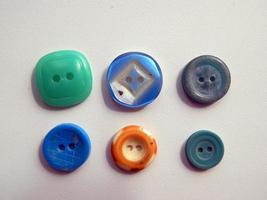 Buttons in different compositions and sizes photo