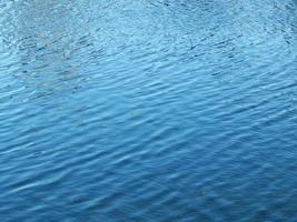 Textura de ondas de agua en la superficie del río. foto