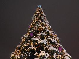 Garlands and decorations for the holiday Christmas and New Year photo