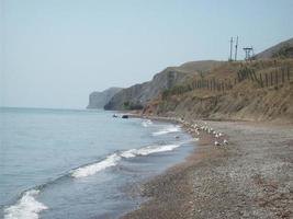 viajar a crimea mar paisaje montañoso foto