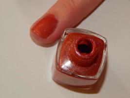 Manicure nail polish, color and polish nails photo