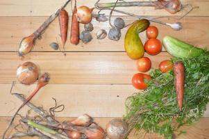 verduras cultivadas de forma independiente en el país foto