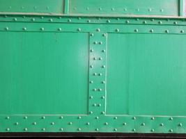 Texture of railway transport on locomotive and wagons photo