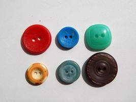 Buttons in different compositions and sizes photo