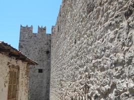 Arquitectura mediterránea en el mar Egeo en Turquía, Marmaris foto