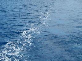 The texture of the Aegean Sea water photo