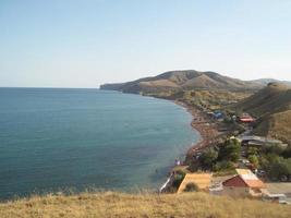 viajar a crimea mar paisaje montañoso foto