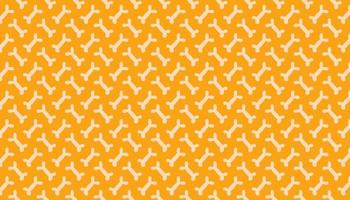 Bones pattern banner background wrapping packaging paper happy Halloween vector