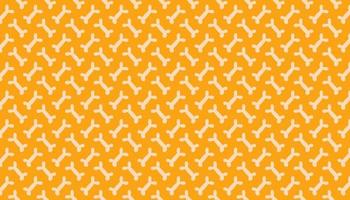 Bones pattern banner background wrapping packaging paper happy Halloween vector