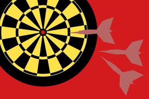 A Game of Darts with Board and Arrows