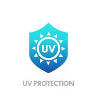 icono de protección uv vector