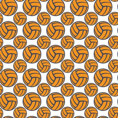 Seamless ball pattern concept Free Vector