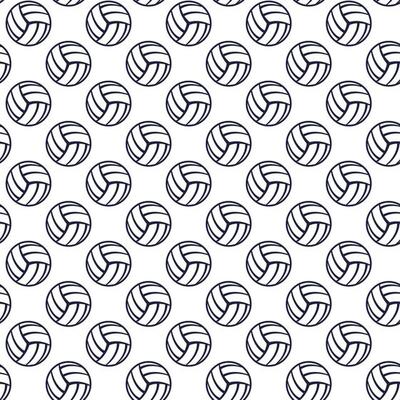 Seamless ball pattern concept Free Vector