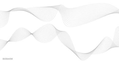 Abstract wavy stripes on a white background isolated. Wave line art, Curved smooth design. Vector illustration EPS 10.