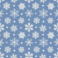 seamless texture with snowflakes. christmas or winter pattern vector