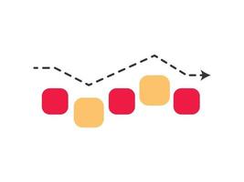 graphs and charts, scatter diagrams vector