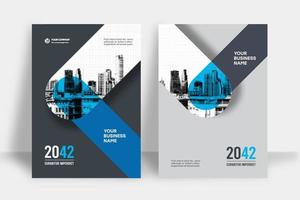 City Background Business Book Cover Design Template vector