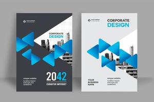 City Background Business Book Cover Design Template vector